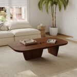 Veta Solid Wood Modern Coffee Table