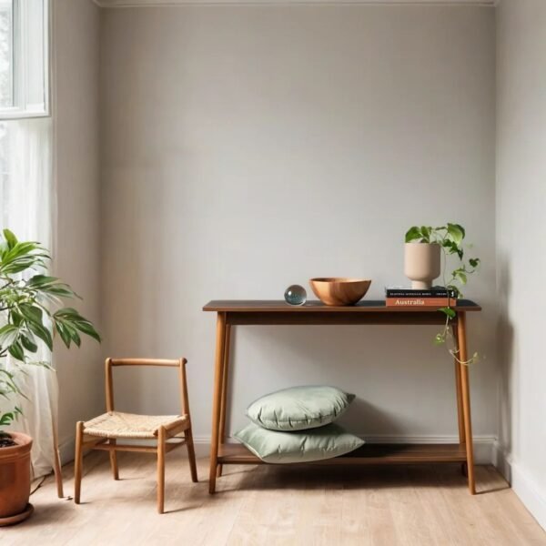 Ruya Solid Wood Console Table - Image 1