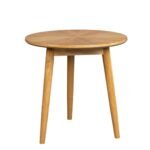 Miba Solid Wood Round Side Table - Image 3