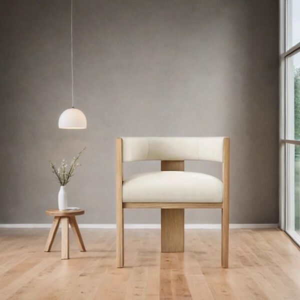 Maru Modern Solid Wood Dining Chair - Image 2