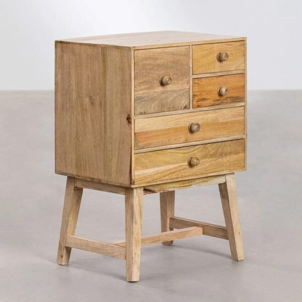 Fern Solid Wood Bedside Table - Image 2