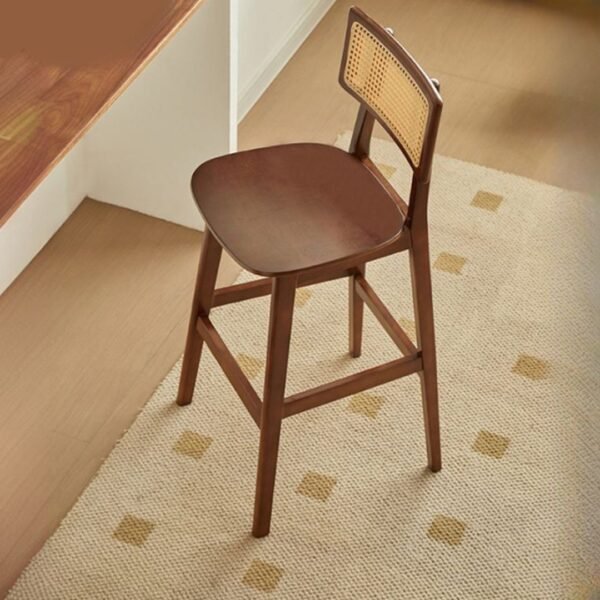 Contemporary Solid Wood Bar Chair - Image 4