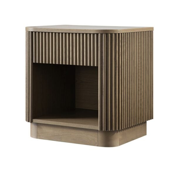 Midas Solid Wood 1-Drawer Bedside Table - Image 9