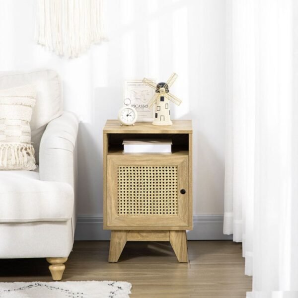 Wona Solid Wood Bedside Table - Image 2
