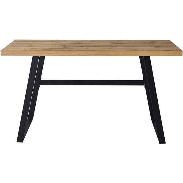 Kino Solid Wood Metal Writing Desk - Image 4