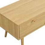 France Solid Wood Rattan 3-Drawer TV Unit - Image 6