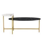 Siba Marble Metal Coffee Table - Image 4