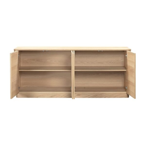 Luxe Solid Wood 4-Doors Sideboard - Image 5