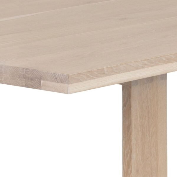 Leo Solid Wood Rectangle Dining Table - Image 7