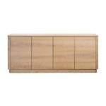 Luxe Solid Wood 4-Doors Sideboard - Image 3