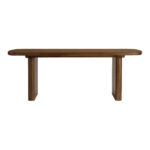 Aena Mid-Century Solid Wood Dining Table - Image 4