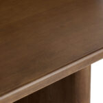 Aena Mid-Century Solid Wood Dining Table - Image 5
