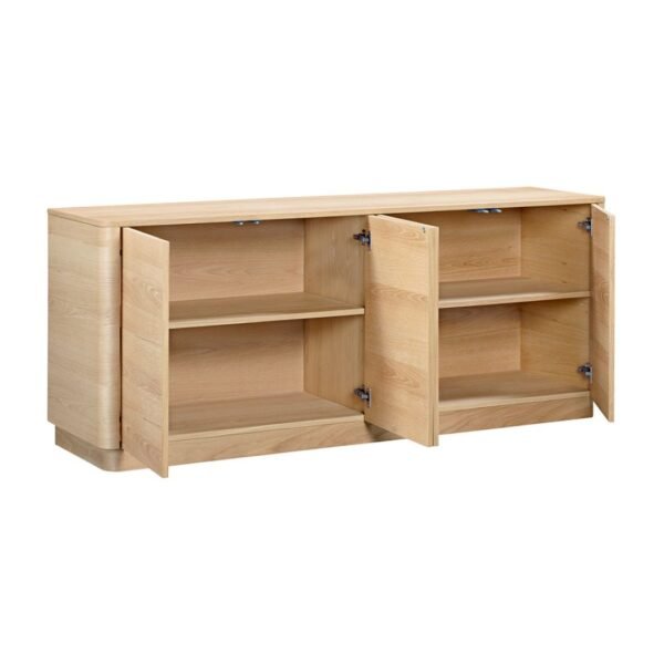 Luxe Solid Wood 4-Doors Sideboard - Image 4