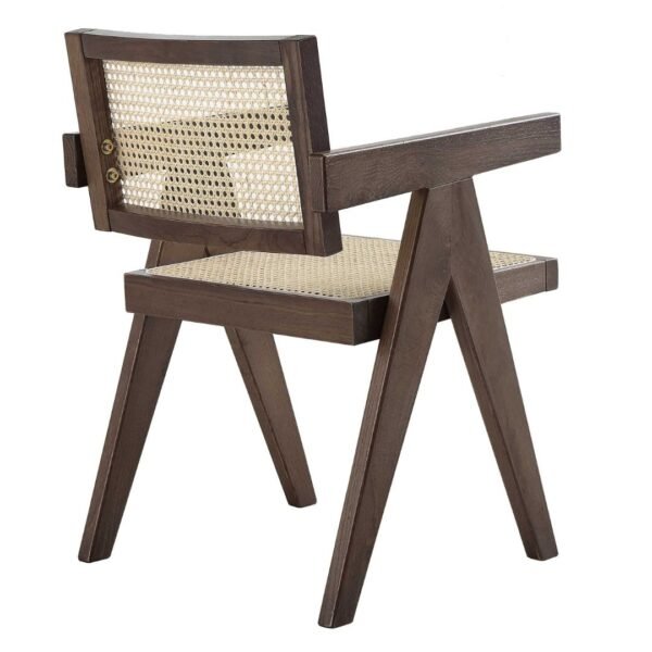 Buco Cane Rattan Solid Wood Dining Chair - Image 4