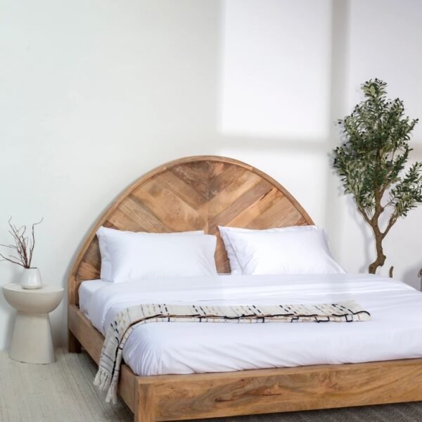 Maza Solid Wood Bed - Image 4