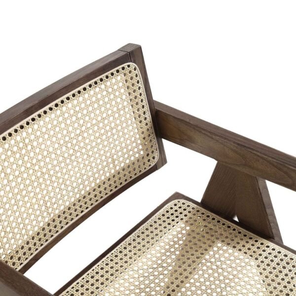 Buco Cane Rattan Solid Wood Dining Chair - Image 6