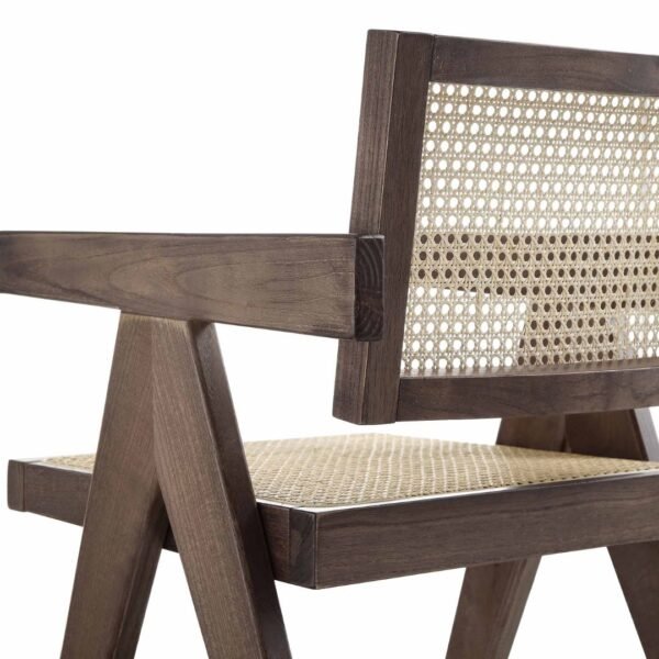 Buco Cane Rattan Solid Wood Dining Chair - Image 7