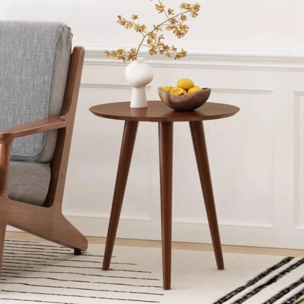 Evon Solid Wood End Table - Image 1