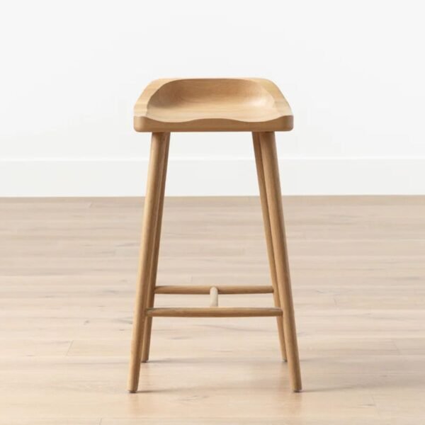 Elmo Solid Wood Counter Stool - Image 2