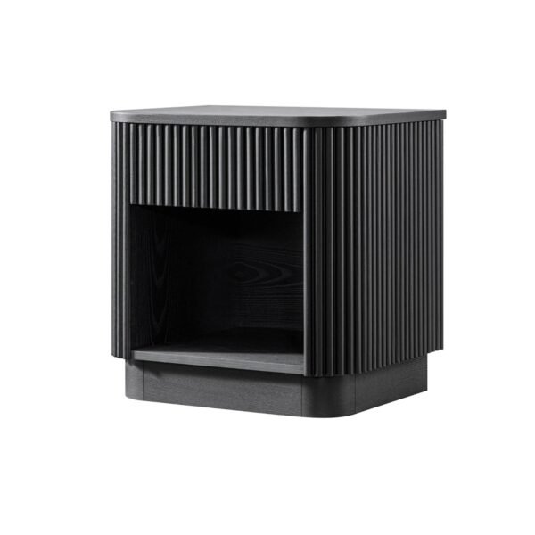 Midas Solid Wood 1-Drawer Bedside Table - Image 8