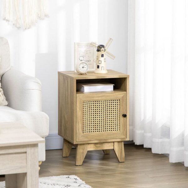 Wona Solid Wood Bedside Table - Image 1