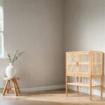 Ema Solid Wood Rattan Cabinet - Image 2