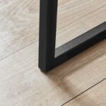 Moda Solid Wood Metal Desk - Image 6