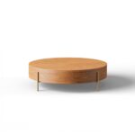 Bola Solid Wood Round Coffee Table - Image 6