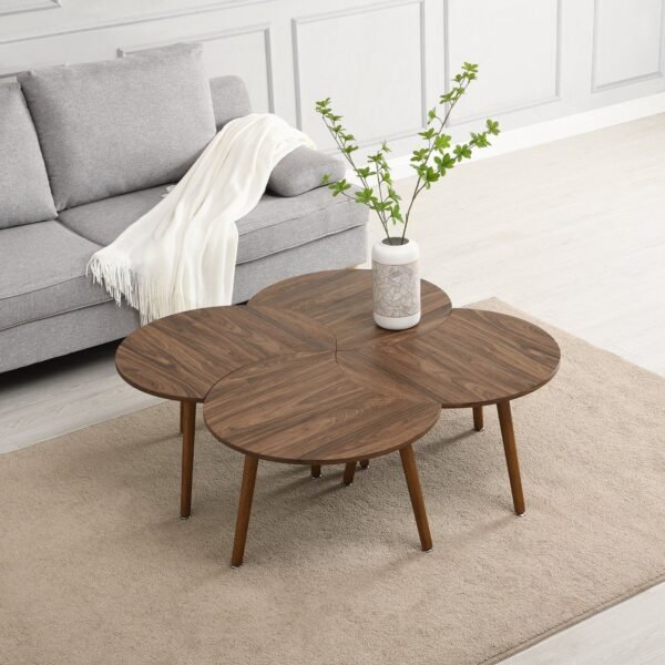Mema Solid Wood 4-in-1 Coffee Table - Image 2