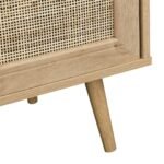 Classic Rattan 1-Door Bedside Table - Image 6