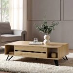 Oak Effect Coffee Table - Image 2