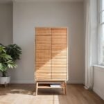 Saka Solid Wood 2-Door Wardrobe