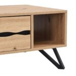 Oak Effect Coffee Table - Image 8