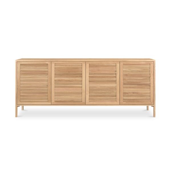 Enna Solid Wood 4-Door Sideboard - Image 3