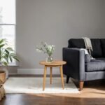 Miba Solid Wood Round Side Table - Image 2