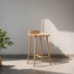 Elmo Solid Wood Counter Stool - Image 4