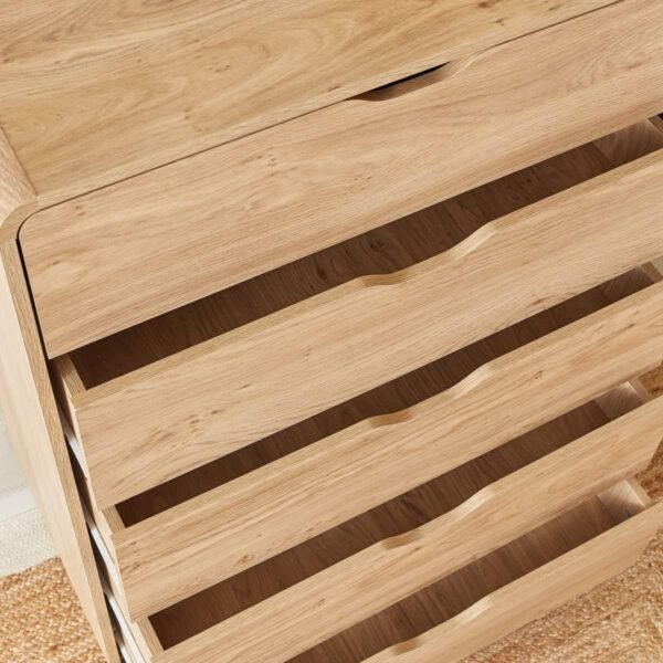 Kodi Solid Wood Chest of 5-Drawers - Image 3