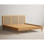 Kodo Solid Wood Bed With Rattan - Image 3