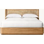 Kano Living Solid Wood and Cane Shelter Bed - Image 4