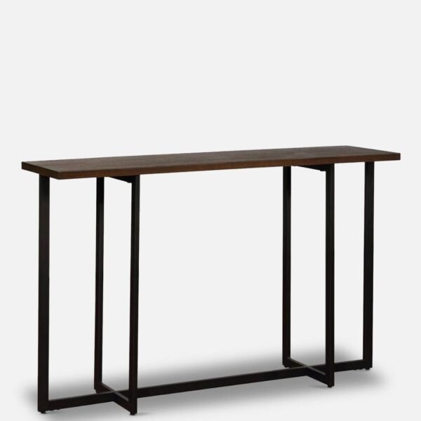 Giga Metal & Wooden Console Table - Image 2
