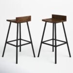 Casa Solid Wood & Metal Leg Counter Stool - Image 2