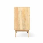 Kaza Solid Wood & Rattan Chest of 3 Drawer - Image 7