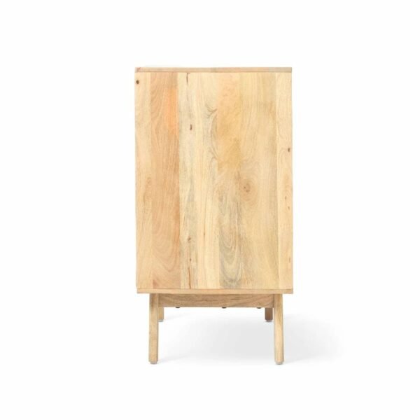 Kaza Solid Wood & Rattan Chest of 3 Drawer - Image 7