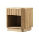 Midas Solid Wood 1-Drawer Bedside Table - Image 4