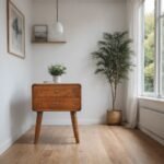 Vina Solid Wood Bedside Table