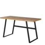 Kino Solid Wood Metal Writing Desk - Image 3