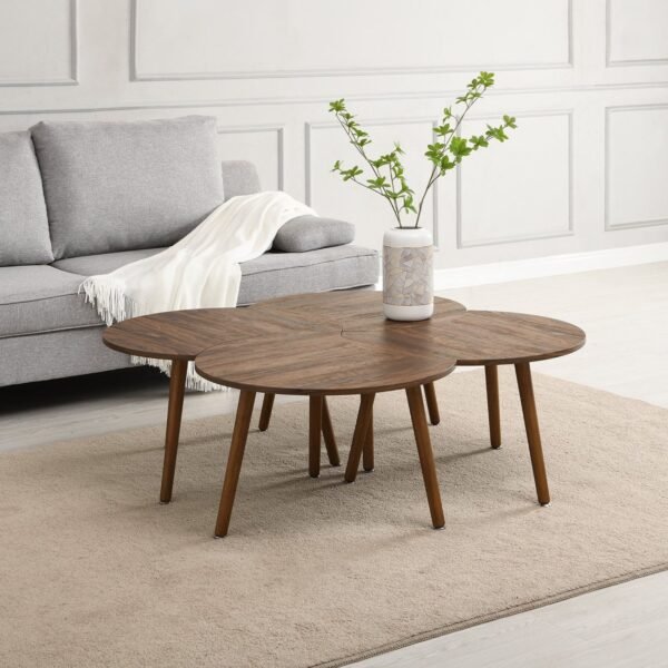 Mema Solid Wood 4-in-1 Coffee Table - Image 1