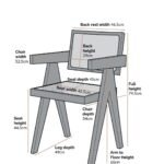 Buco Cane Rattan Solid Wood Dining Chair - Image 8