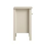 White 1-Drawer Bedside Table - Image 6