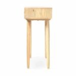 Mako Solid Wood Rattan 2-Drawer Console Table - Image 4